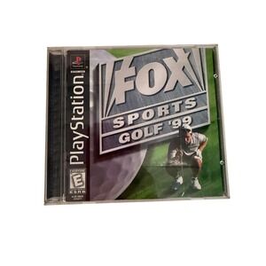 Fox Sports Golf '99 PlayStation 1 Complete CIB PS1 w/ Manual